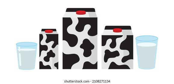 very tasty milk vector. i like milk