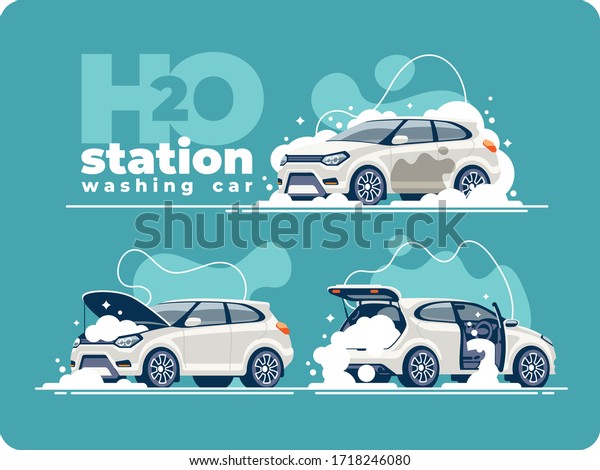 Very thorough washing of\
the car with foam at the washing station. Cleaning the vehicle\
cabin, washing the engine and car body. Transport is clean on all\
sides.
