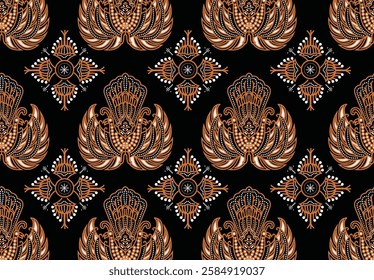 A very unique classic batik motif from Indonesia