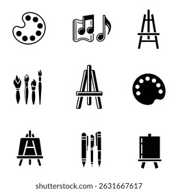 a very unique and customize art icon design illustration