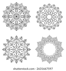 a very unique and customize mandala design illustration