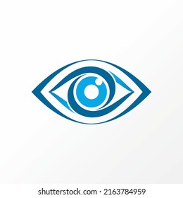 Muy único pero simple línea de giro o línea de fondo arte vista a la imagen elipse icono gráfico diseño concepto abstracto material vector. Puede utilizarse como símbolo relacionado con la salud o el enfoque