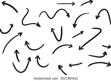 Very useful arrow shaped icons