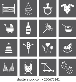 Very Useful Baby Icons. Eps-10.