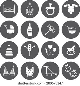 Very Useful Baby Icons. Eps-10.