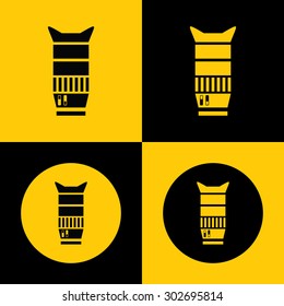 Very Useful Camera Lens Icon For Web & Mobile. Eps-10.