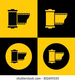 Very Useful Camera Roll Icon For Web & Mobile. Eps-10.