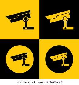 Very Useful CCTV Camera Icon For Web & Mobile. Eps-10.
