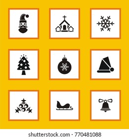 Very Useful Christmas Icon Set.