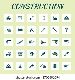 Very Useful Editable Construction Icon Set.