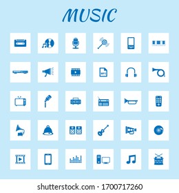 Very Useful Editable Music Icon Set.
