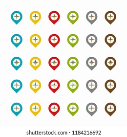 Very Useful Editable Vector icon of Location Direction Compass