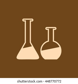 Very Useful Editable Vector icon of  on coffee color background. eps-10.