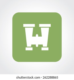 Very Useful Flat Icon of binoculars. Eps-10.