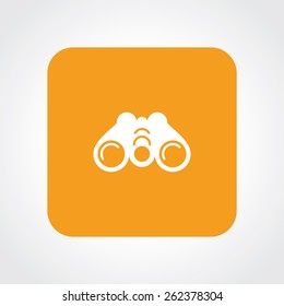 Very Useful Flat Icon of Binoculars. Eps-10.