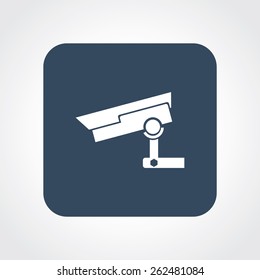 Very Useful Flat Icon of CCTV Camera. Eps-10.