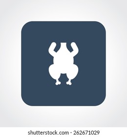 Very Useful Flat Icon of Chicken. Eps-10.