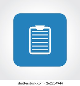 Very Useful Flat Icon of Clip Board. Eps-10.