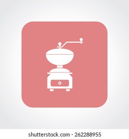 Very Useful Flat Icon of coffee machine. Eps-10.