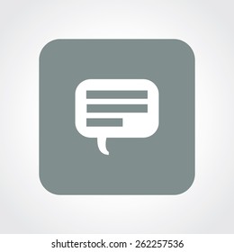 Very Useful Flat Icon of Comments. Eps-10.