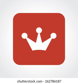 Very Useful Flat Icon of crown. Eps-10.
