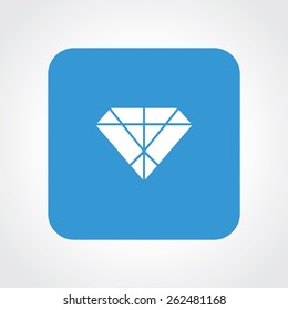 Very Useful Flat Icon of Diamond. Eps-10.