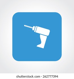 Very Useful Flat Icon of drill. Eps-10.