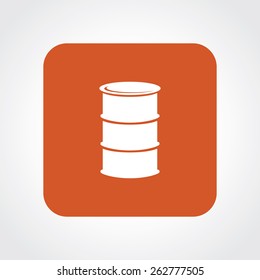 Very Useful Flat Icon of drum. Eps-10.