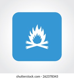 Very Useful Flat Icon of Fire. Eps-10.