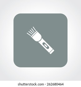 Very Useful Flat Icon of Flash Light. Eps-10.
