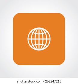 Very Useful Flat Icon of Globe. Eps-10.