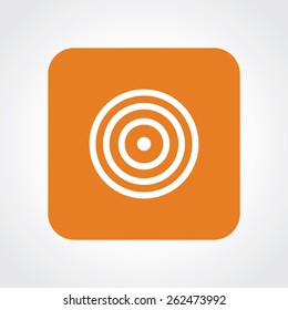 Very Useful Flat Icon of goal. Eps-10.