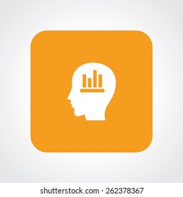 Very Useful Flat Icon of graph. Eps-10.
