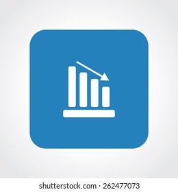 Very Useful Flat Icon of graph. Eps-10.