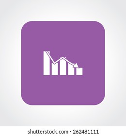 Very Useful Flat Icon of Graph. Eps-10.