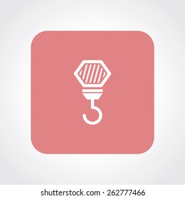 Very Useful Flat Icon of hook. Eps-10.