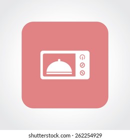 Very Useful Flat Icon of Microwave Oven. Eps-10.