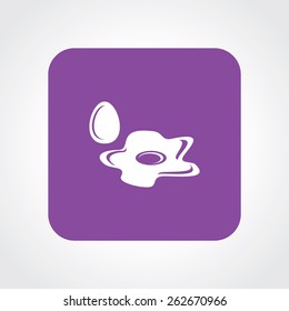 Very Useful Flat Icon of Omelet. Eps-10.