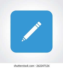 Very Useful Flat Icon of Pencil. Eps-10.