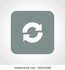 Very Useful Flat Icon of Reload. Eps-10.