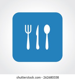 Very Useful Flat Icon of Restaurant. Eps-10.