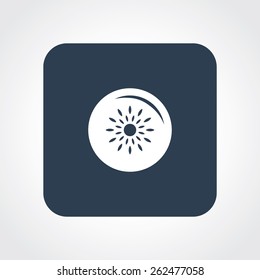 Very Useful Flat Icon of ripe passion fruit. Eps-10.