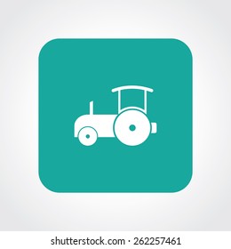 Very Useful Flat Icon of Road Roller. Eps-10.