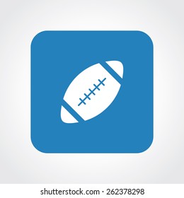 Very Useful Flat Icon of rugby. Eps-10.