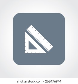 Very Useful Flat Icon of ruler. Eps-10.