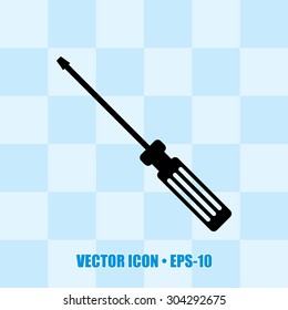 Very Useful Flat Icon of screw driver. Eps-10.