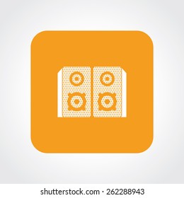 Very Useful Flat Icon of Speaker. Eps-10.