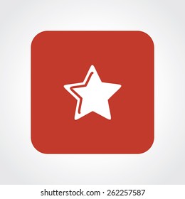 Very Useful Flat Icon of star. Eps-10.