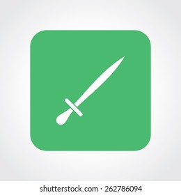 Very Useful Flat Icon of Sword. Eps-10.
