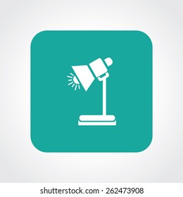 Very Useful Flat Icon of Table Lamp. Eps-10.